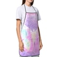 thumbnail image 4 of Sikiie Purple Sparkling Butterfly Aprons for Kitchen Cooking Aprons, Chef Apron for Men Women Chef, 4 of 7