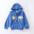 thumbnail image 3 of Eashery Boys' Winter Jacket Full Zip Hooded Rain Jacket Baby Boys Girls Top Toddler Boy Jackets (Blue,2-3 Years), 3 of 4