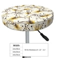 thumbnail image 4 of Lsque Different Butterflys Round Bar chair cushion covers Velvet Fabric Premium Comfort Protects from Scratches and Stains for 14-17 Inch Chair- 13 inch, 4 of 7