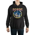 thumbnail image 1 of Sega Sonic The Hedgehog Logo Mens Hoodie Sweater, 1 of 2