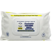 Doctor Butler’s Flushable Wipes – All Natural Wipes Safe to use During Hemorrhoid Treatment, Chemical Free Hypoallergenic Wipes Safe for Dry Sensitive Skin with Chamomile and Essential Oils