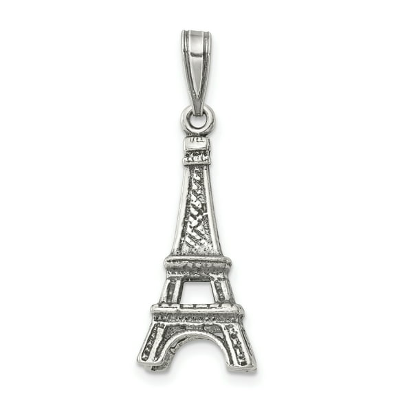 Beautiful Sterling Silver Eiffel Tower Pendant