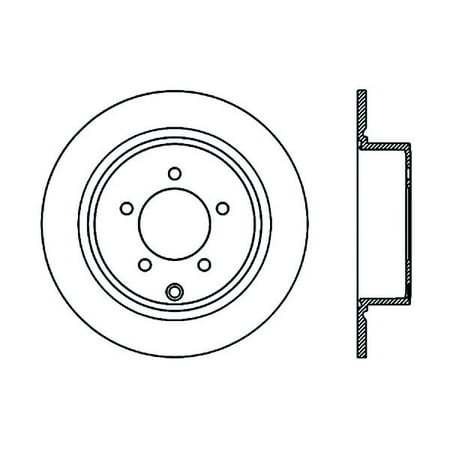 Go-Parts » 2008-2014 Dodge Avenger Rear Disc Brake Rotor for Dodge Avenger (Base / R/T / Touring)