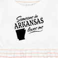 thumbnail image 4 of Inktastic Someone in Arkansas Loves Me Girls Baby Dress, 4 of 5