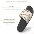 thumbnail image 3 of GZHJMY Stylish Slides for Women Men, Coffee Bean Soft Flexible Slip-on Sandals Slippers, 3 of 7