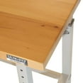 thumbnail image 4 of Seville Classics UltraHD® Height Adjustable 4-Foot Heavy-Duty Wood Top Workbench, 48" W x 24" D x (28" to 41.5" H), Granite, 4 of 8