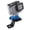 Blue, variant on PULUZ Aluminum Alloy Motorcycle Fixed Holder Mount with Tripod Adapter & Screw for GoPro, DJI and