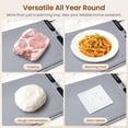 thumbnail image 6 of Electric Warming Mat for Food  Large, Silicone Rollable Warming Tray - 8s Rapid Full Surface Heating | 7 Temp Settings | 8H Timer | Auto Shut-Off |  Lock, for Buffet Party (XL), 6 of 7