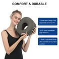 thumbnail image 4 of Graflsoa Portable Inflatable Neck Massager with Triple Air Chambers for Shoulder and Cervical Relief, Handheld Traction Device for Home Use, Adjustable Neck Pillow in Grey, 4 of 6