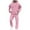*1-Pink, variant on VBVC No Boundarie Men's Plus Size 2 Piece Athletic Outfit,Full Zip Hoodie and Cargo Sweatpants Set,Winter Drawstring Tracksuit For Men With Pockets,Purple,Size XL
