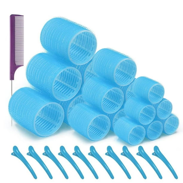 29Pcs Hair Rollers,Jumbo Hair Rollers 3 Size Self Grip Hair Curlers for