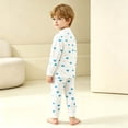 thumbnail image 4 of BLVB Toddler Baby Boys Girls Pajamas Sets 2 Piece Pjs Lounge Outfits Long Sleeve Top and Pants Soft Breathable Sleepwear(Blue,2-3 Years), 4 of 9