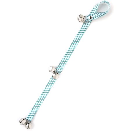 UPC: 0739810152233 | Mighty Paw Tinkle Bells 2.0 Designer Dog Doorbells Stylish Fabric with Bells Housetraining Doggy Door Bells for Potty Training