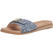 Dr. Scholls Shoes Womens Originalist Slide Sandal 6.5 Chambray Floral