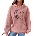 thumbnail image 1 of Sweats à Capuche pour Femmes à la Mode Femmes à Manches Longues Col Rond Femmes Sweat-Shirts à Capuche Tops Blouse en Vrac Cordon de Serrage Poche Sweat à Capuche, 1 of 5