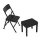 thumbnail image 2 of Figura de Acción Mini Silla de Escritorio Modelo 1:12TH Accesorios para Sillas de Mesa en Miniatura Adorno de Juguete para Niños Estilo Moderno Silla negro, 2 of 8