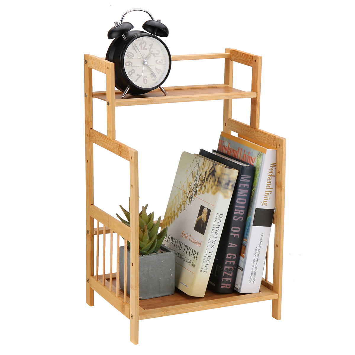 2/3/4 Tier Wooden Bookshelf Storage Organizer Display Home Office Furniture New 