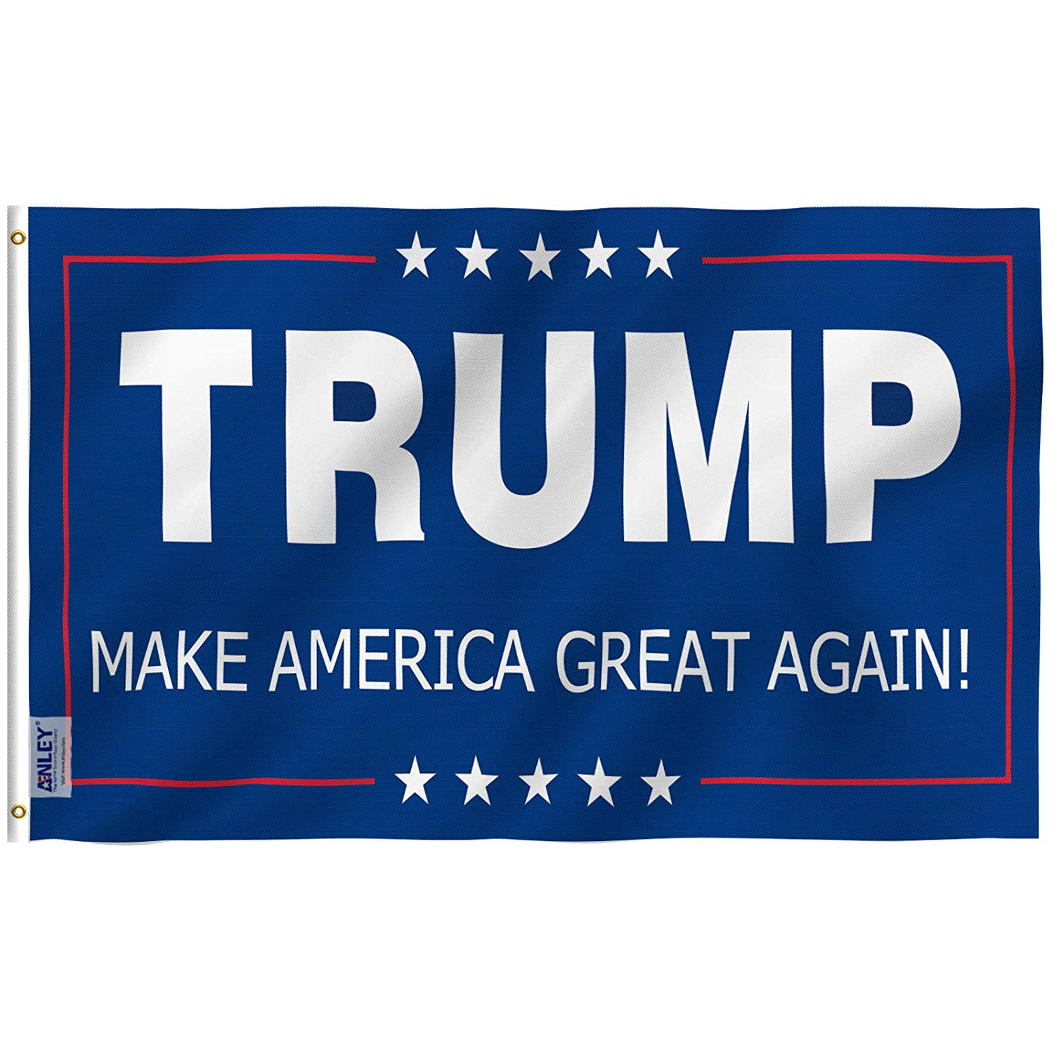 3x5FT President Trump Make America Great Again Blue Flag Banner Grommets MAGA US 
