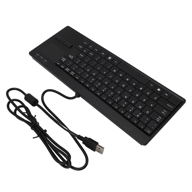 Clavier Filaire, Ultra Fin IP68 Résistant à l'Eau Clavier Mécanique USB avec Pavé Tactile Plug and Play pour Usage Industriel
