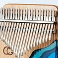 thumbnail image 4 of Piano Pouce Portable Piano Tons Multiples Mini Résine Kalimba Doigt Pincé Instrument de Musique, 4 of 5