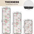 thumbnail image 4 of Pioneer Flower Floral Print Pattern Kitchen Rugs Sets Of 3,Kitchen Runner Rugs Non Skid Washable,Decorative Kitchen Floor Mats for Kitchen,Sink,Laundry,17X30 Inch + 17X47 Inch + 17X59 Inch, 4 of 6