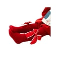 thumbnail image 5 of Inevnen Christmas Infant Baby Girls Bow Ribbed Red Pantyhose Toddler Girls Stretch Mid-Rise Tights, 5 of 7