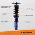 thumbnail image 3 of BFO Coilovers Kits for Honda Prelude 1992-2001 Suspension Shocks Absorber Struts, 3 of 8