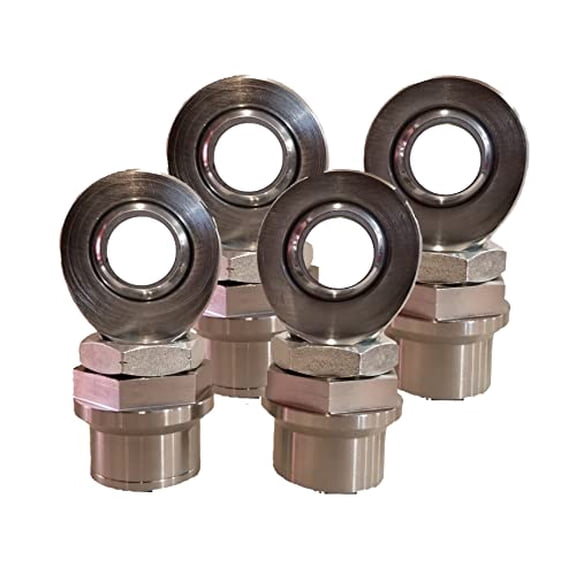 2 LH & 2 RH 1" Bore X 1.50"-12 Shank, 2" ID Tube Insert