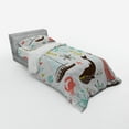 thumbnail image 3 of Ambesonne Nautical Bedding Set 4 Pcs, Pastel Marine Elements, Queen, Multicolor, 3 of 3