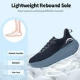 thumbnail image 4 of AOV GREEN LEAF Wide Toe Box Walking Shoes Arch Support Plantar Fasciitis Sneakers Orthotic Tennis Shoes, 4 of 9