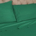 thumbnail image 3 of 400 Thread Count Egyptian Cotton Stripe Pillowcase Set, King, Hunter Green, 3 of 5