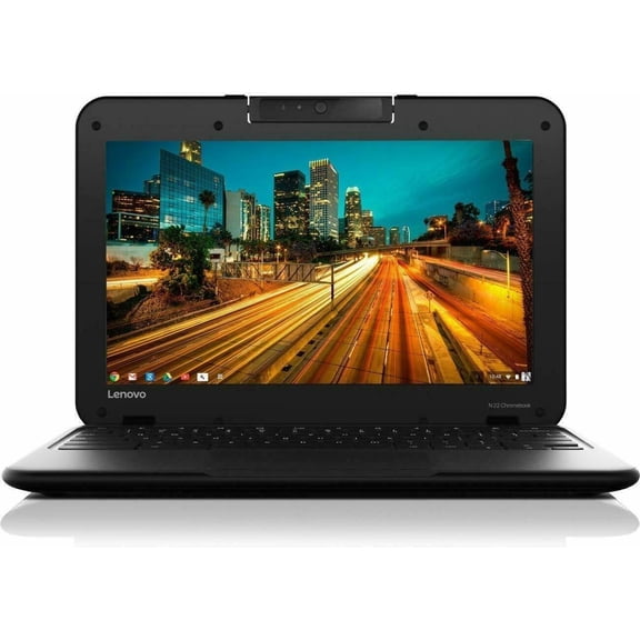 Pre-Owned Lenovo N22 11.6" Chromebook / Intel Dual Core RAM 4GB STORAGE 16GB Chrome OS - Grade A
