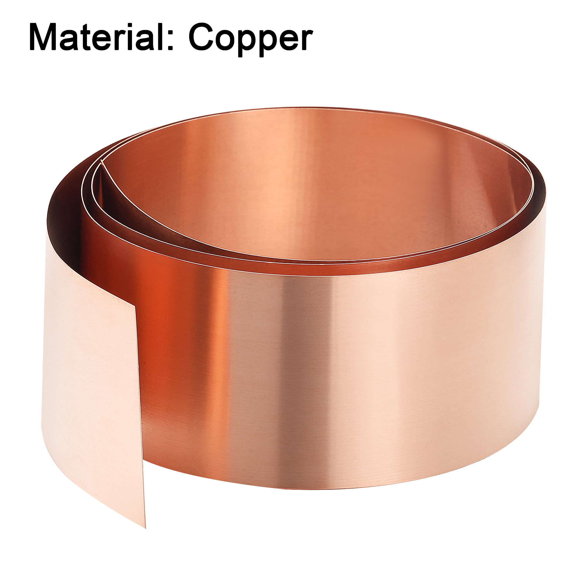 Swirl Raw Copper Strip Sheet 6mm 2mm Thickness RF1-01 