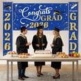thumbnail image 4 of 3Pack Graduation Decorations Class of 2026,Congrats Grad 2026 Backdrop Banner and Hanging Porch Signs,Blue Gold Graduation Party Supplies for High School College Party,Photography Props, 4 of 7