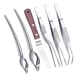 thumbnail image 5 of Juego de utensilios de emplatado, pinzas de cocina con agarre cómodo y pinzas de precisión 6 piezas, 5 of 9