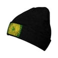 thumbnail image 1 of ZICANCN Knit Beanie Hat-Rings Circles Concentric Winter Cap Soft Warm Classic Hats for Men Women Background Structure, 1 of 6