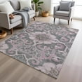 thumbnail image 6 of Dalyn Rugs Machine Washable Indoor/Outdoor Chantille Pink 5' x 7'6" Rug, 6 of 9