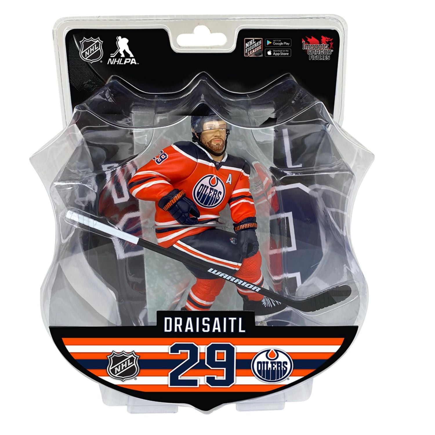NHL Figures - Leon Draisaitl - Edmonton Oilers - 6 Inch Figure