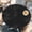 Black, variant on Round Fitted Tablecloth with Elastic Edge, Modern Navy Blue Cowhide Waterproof Oil-Proof Table Cover, Classic Leather Te-ture Circle Table Cloth for Indoor Outdoor Picnic Party 56-60