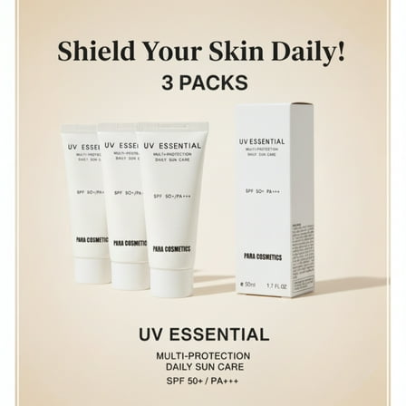 UV ESSENTIAL Multi-Protection Daily Sun Care SPF 50  PA    | Lightweight Broad Spectrum Sunscreen | Para Cosmetics (50ml / 1.7 fl.oz.
