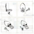 thumbnail image 4 of HUGFEGWE 100Pcs D Rings Picture Hanging, D Hooks for Picture Hangers, Small D Ring Hangers Hardware with Mini Cylindrical Level, Frame Hangers for Sign Canvas Galleries Exhibiting Artist CJB91-24308, 4 of 7