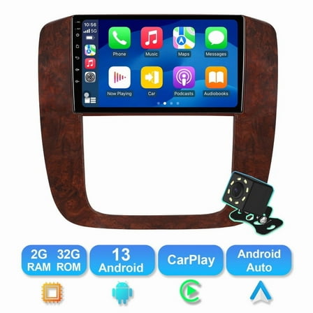 Android 13 Car Stereo Radio Multimedia for Tahoe/Yukon/Silverado/Suburban 2007-2013 Carplay