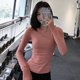 thumbnail image 4 of Camiseta deportiva ajustada de manga larga para mujer, ropa para correr y Yoga, camiseta Sexy de secado rápido ajustada, ropa de Fitness profesional, 4 of 6