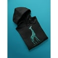 thumbnail image 3 of Crystal Giraffe Hoodie Women -SPIdeals Designs, Female 5X-Large, 3 of 4