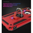 thumbnail image 4 of iPhone 7 Plus Case iPhone 8 Plus Case, Extreme Protection Military Armor Dual Layer Protective Ring Kickstand Red, 4 of 13