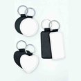 thumbnail image 2 of Billuyoard LLavero de transferencia de calor en blanco, llavero decorativo de cuero con estampado, colgante, monedero, cartera, bolso, llavero para Artesanía Cuadrado Billuyoard HA074049-03, 2 of 6