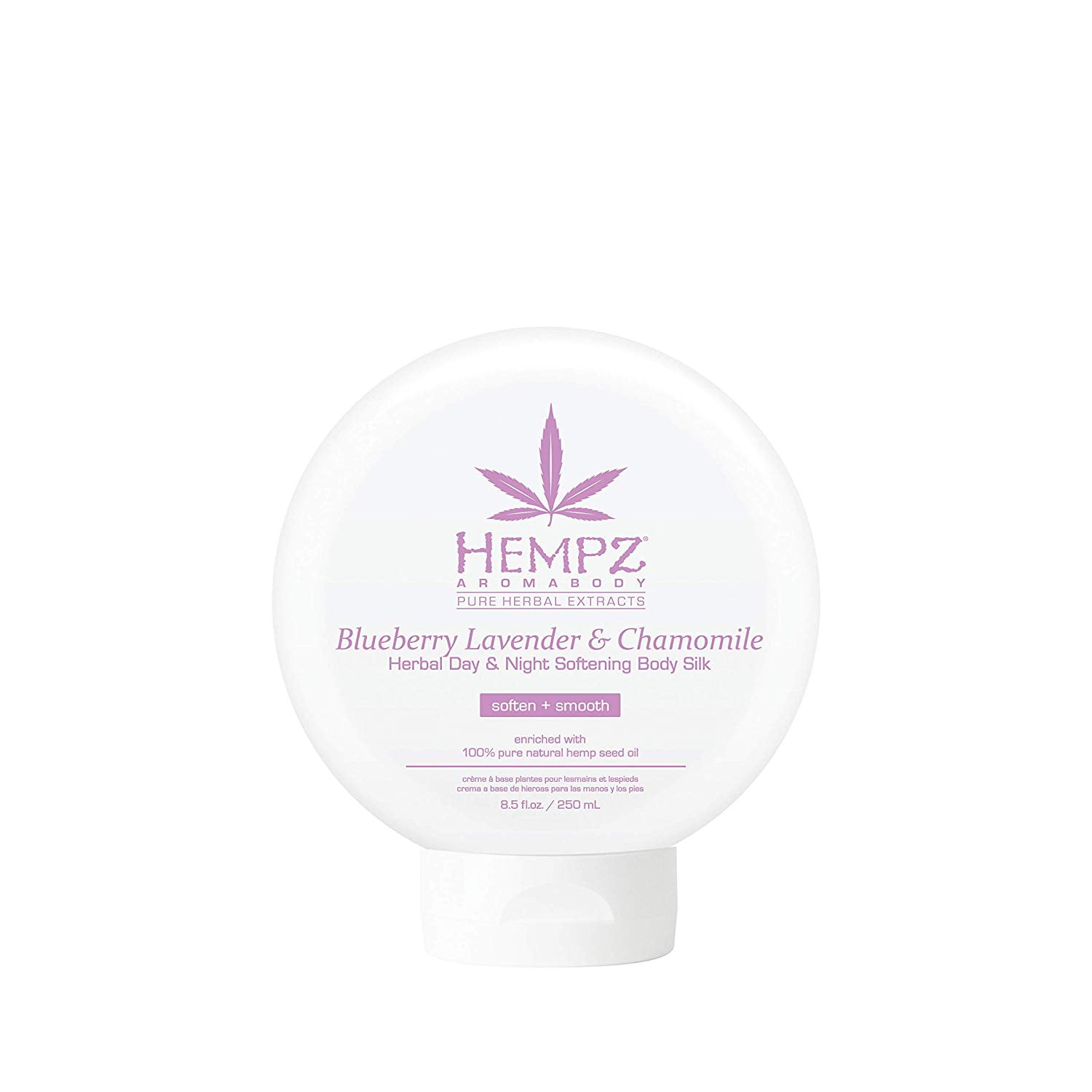 Hempz Blueberry Lavender & Chamomile Herbal Day & Night Softening Body Silk Lotion 8.5oz