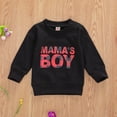 thumbnail image 2 of Seyurigaoka Boys Long Sleeve Sweatshirts Round Neck Letter Pullover Casual Tops, 2 of 9