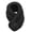 Black, variant on Long Rabbit Ball Scarf - Womens Neck Trim Scarf - Winter Collar Wrap White Fall Scarves