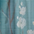 thumbnail image 4 of Designart 'Blue Cherry Blossoms Branches' Traditional Curtain Panel, 4 of 5